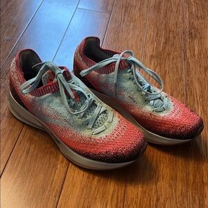 Brooks orange and Blue Running Shoes - levitate 2 - women’s 8.5